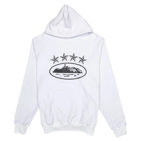 Corteiz 4starz Logo Blanca Sudadera