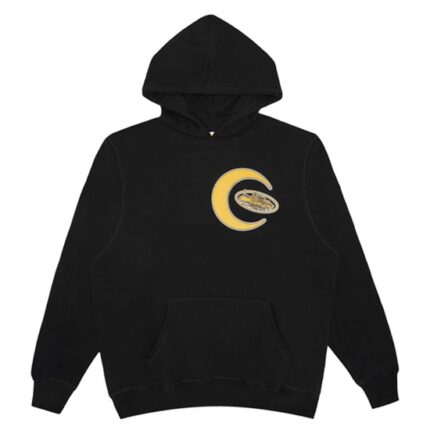 Corteiz Alcatraz Crescent Negra Sudadera