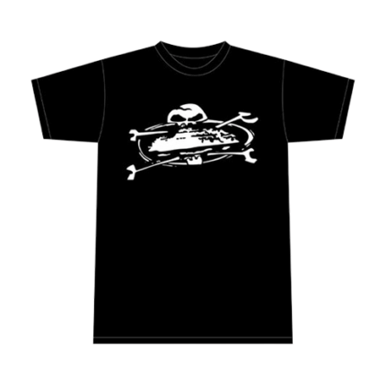 Corteiz Alcatraz Calavera Negra Camiseta