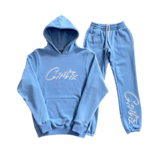 Corteiz Logo Alcatraz Azul Chandal