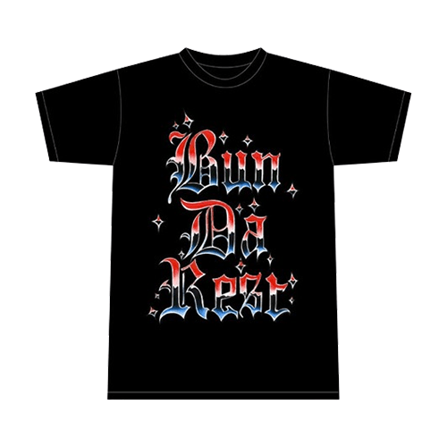Corteiz Bun Da Rest Negra Camiseta