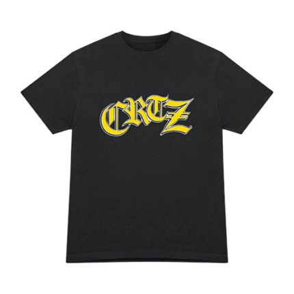 Corteiz CRTZ Logo Negra Camiseta