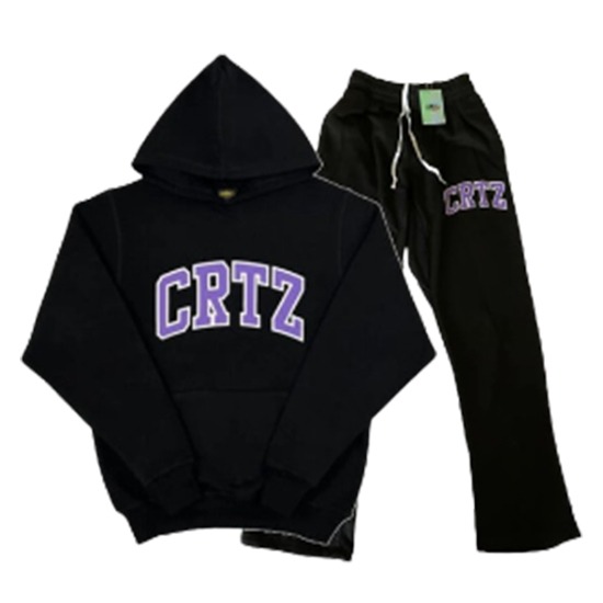 Corteiz Logo Crtz Negro Chandal