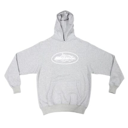 Corteiz Alcatraz Logo Gris Sudadera